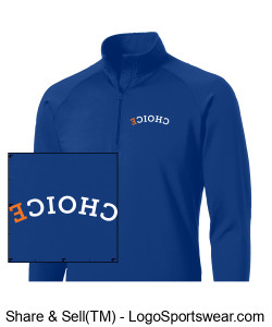 CHOICE/CA 1/2 Zip Pullover - True Royal Design Zoom
